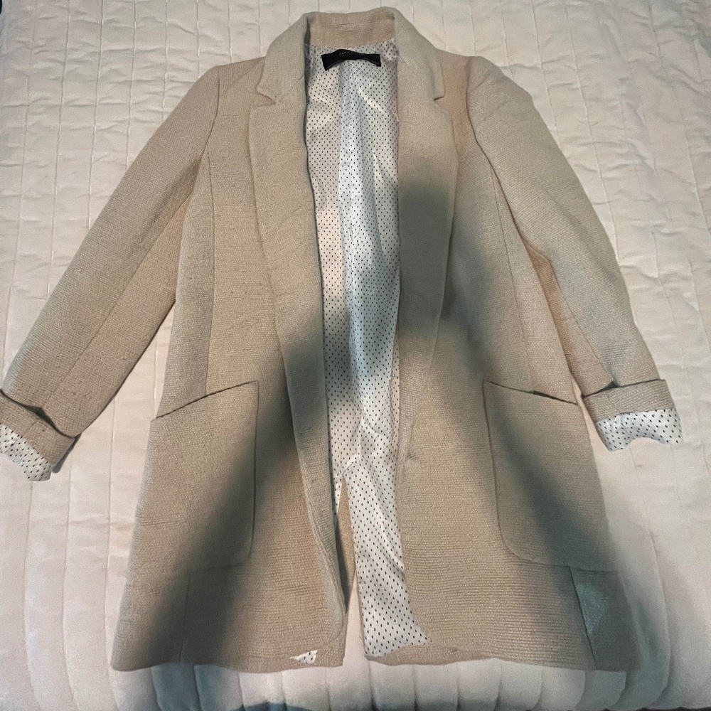 Zara tan blazer